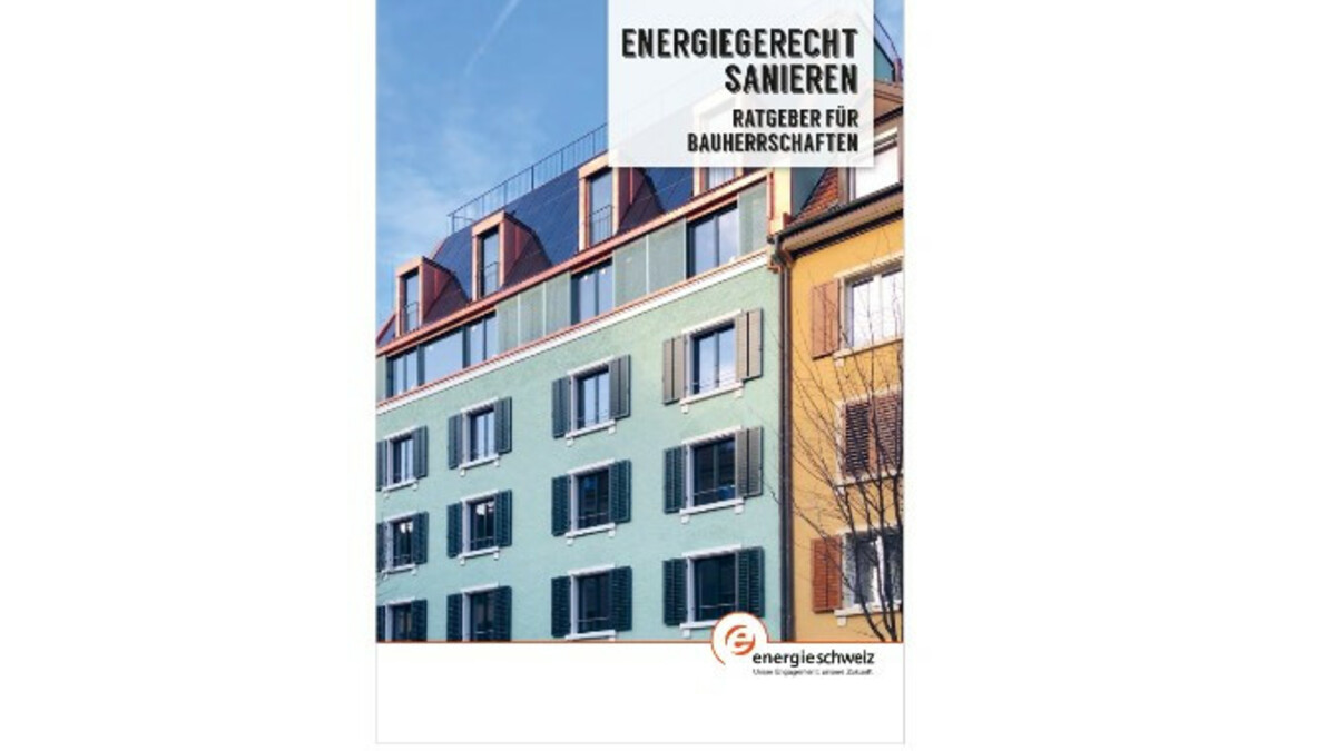 Titelbild der Broschüre Energiegerecht sanieren
