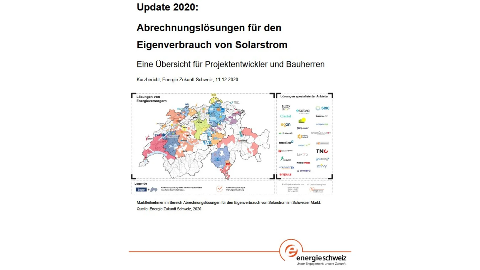 Abrechnungslösungen für den Eigenverbrauch