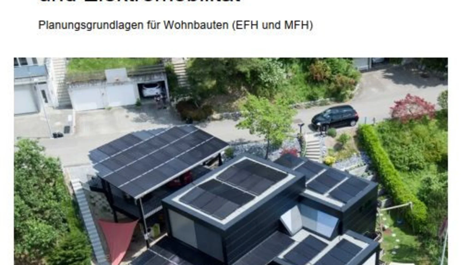 Wärmepumpen Photovoltaik  und Elektromobilität